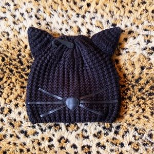 Karl Lagerfeld Black Cat Hat